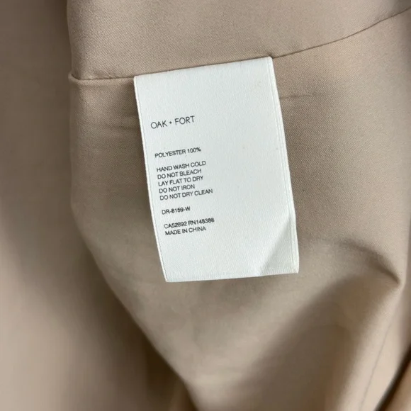 Oak + Fort Puff Sleeve Tiered Midi Maxi Dress Size Large Black - Picture 11 of 14